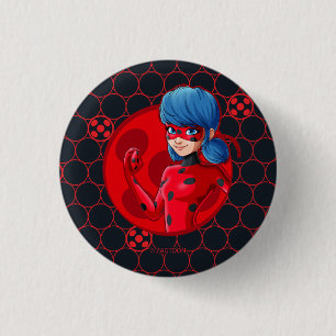 Ladybug Red Badge Knapp
