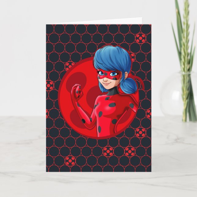 Ladybug Red Badge Kort (Framsida)