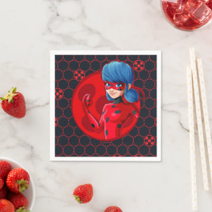 Ladybug Red Badge Pappersservett