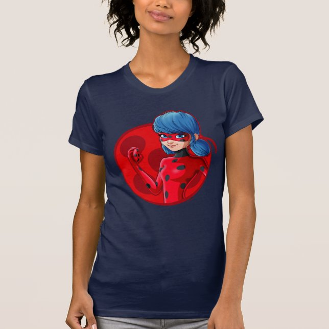 Ladybug Red Badge T Shirt (Framsida)