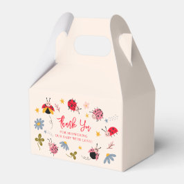 Ladybug Red Kryp Baby Shower Presentaskar