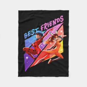 Ladybug & Rena Rouge Bästa vänner Fleecefilt