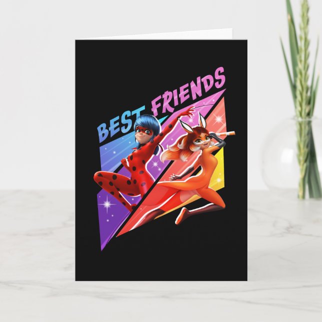 Ladybug & Rena Rouge | Bästa vänner Kort (Framsida)