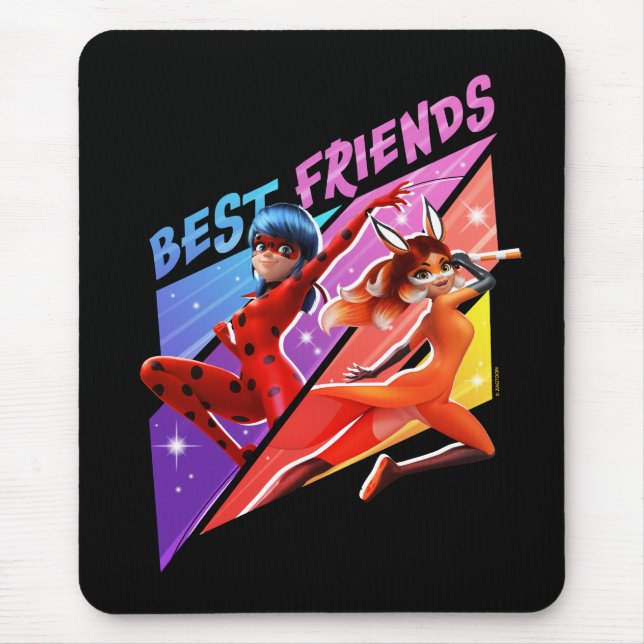 Ladybug & Rena Rouge | Bästa vänner Musmatta (Framsidan)