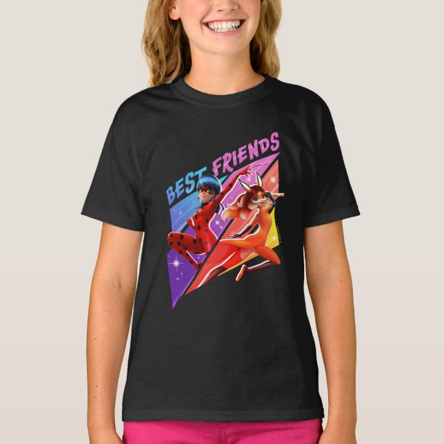 Ladybug & Rena Rouge | Bästa vänner T Shirt (Framsida)