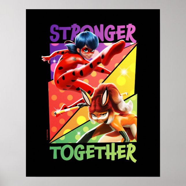 Ladybug & Rena Rouge | Starkare tillsammans Poster (Framsidan)