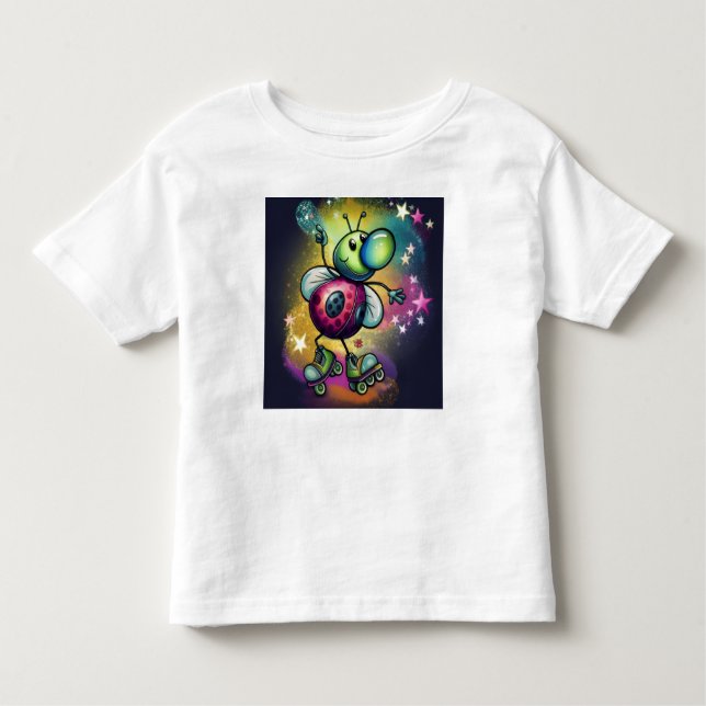 Ladybug Roller Disco T-Shirt (Framsida)