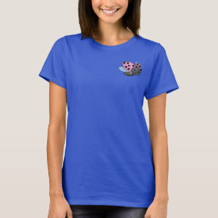 Ladybug Rosa Awareness Ribbon T-Shirt