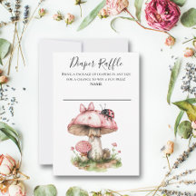 Ladybug Rosa Baby Shower Diaper Raffle