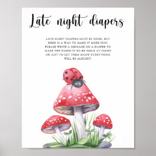 Ladybug - Sent night Diaper-match Poster
