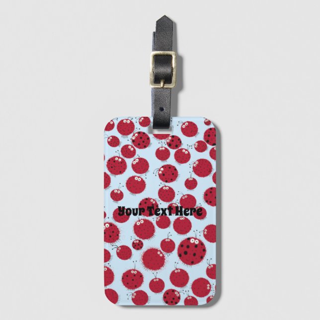 Ladybug Shindig Bagagebricka (Framsida vertikal)