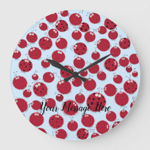Ladybug Shindig Stor Klocka