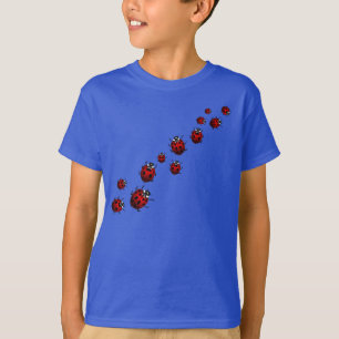 Ladybug Shirts Barn Eco-vänlig Ladybird Shirt T