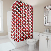 Ladybug Shower Curtain