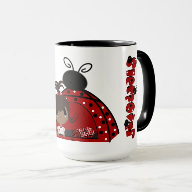 Ladybug Sleepover Mugg (Framsida höger)
