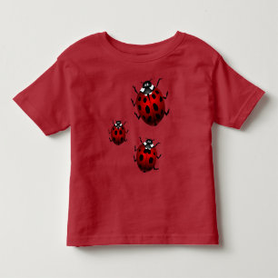 Ladybug Småbarn Shirt Cute Ladybug Top T