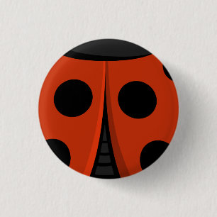 Ladybug Snäcka Knapp