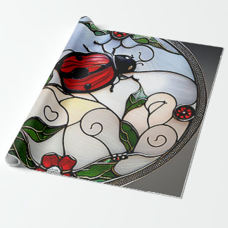 Ladybug Stained Glass Insects Presentpapper