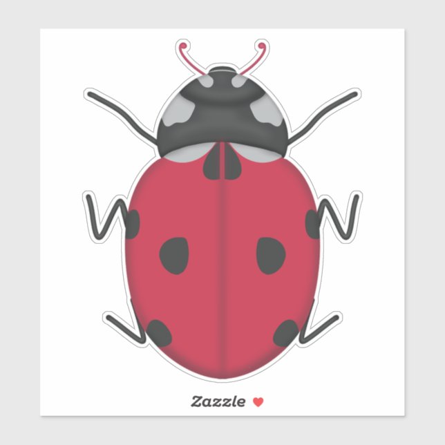 Ladybug Sticker Klistermärken (Ark)