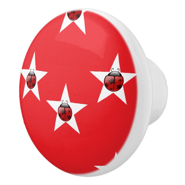 Ladybug stjärnor knopp (Höger)