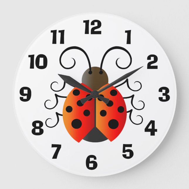 Ladybug Stor Klocka (Framsida)