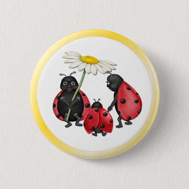 Ladybug Stroll Knapp (Framsida)