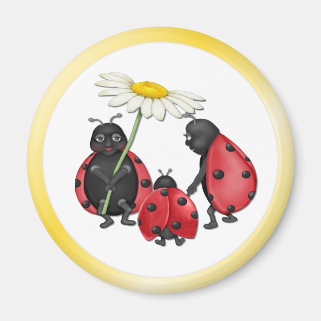Ladybug Stroll Magnet (Framsidan)