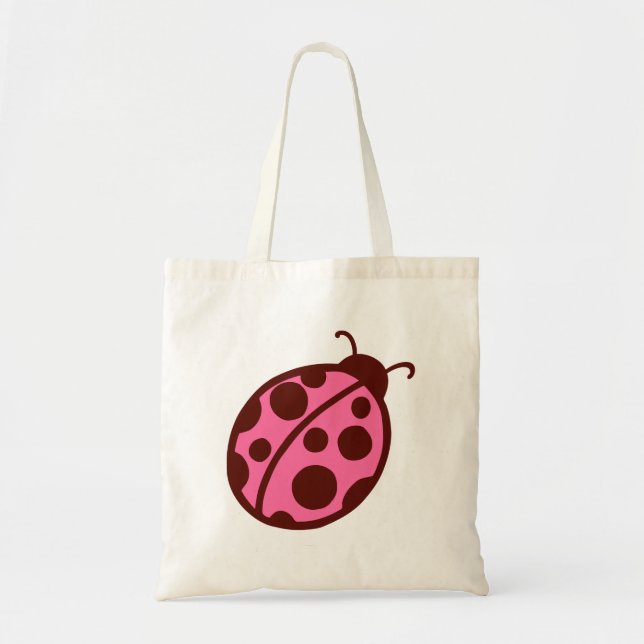 Ladybug Tote Bag Tygkasse (Framsidan)