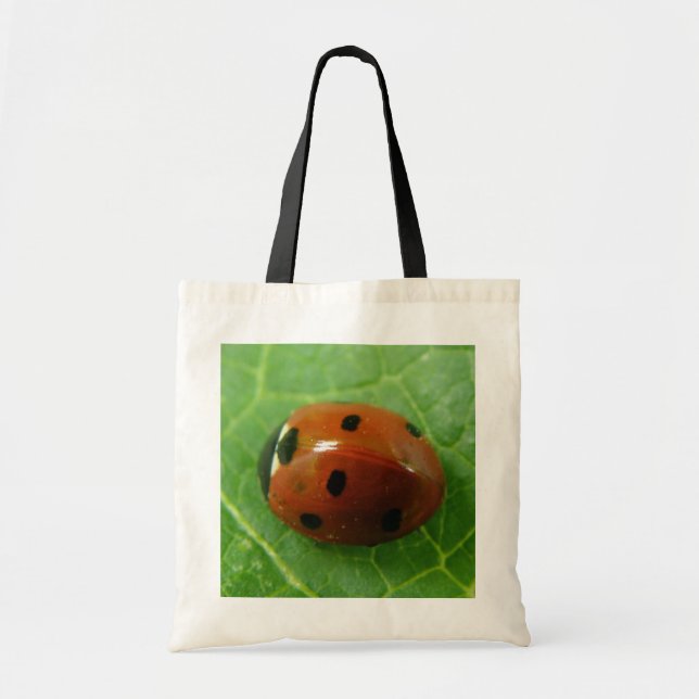 Ladybug Tote Bag Tygkasse (Framsidan)