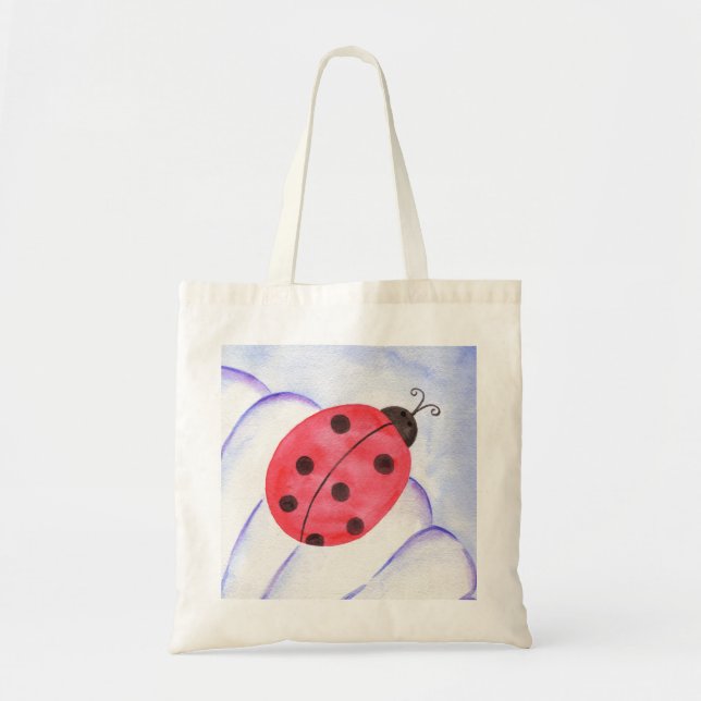 Ladybug Tote Bag Tygkasse (Framsidan)