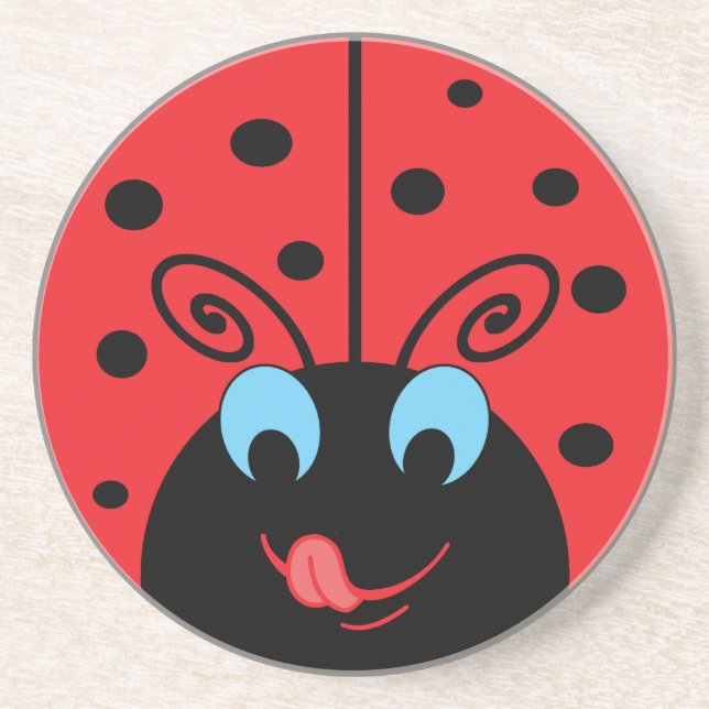 Ladybug Underlägg Sandsten (Framsidan)
