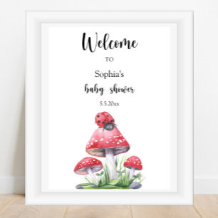Ladybug - Välkomstbabyduschen Poster