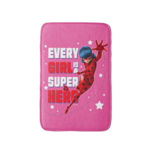 Ladybug Varje Girl är en Toppen Hero Badrumsmatta
