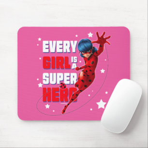 Ladybug Varje Girl är en Toppen Hero Musmatta