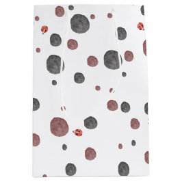 Ladybug Watercolor Dots