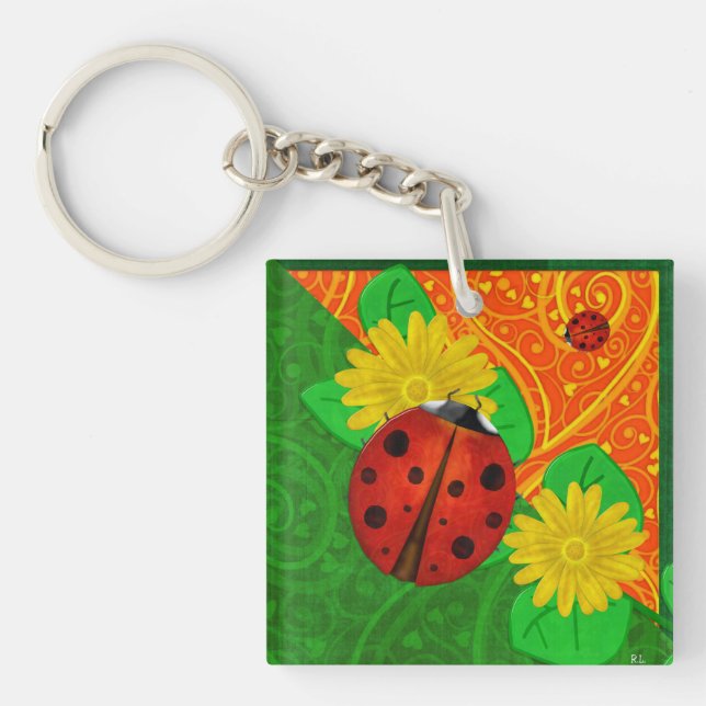 Ladybug Whimsey 3D Folk Art (Framsidan)