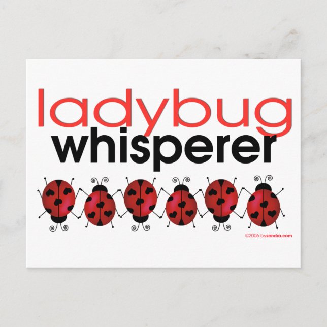 Ladybug Whisperer Vykort (Framsida)