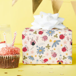 Ladybug WildblommMönster Presentpapper