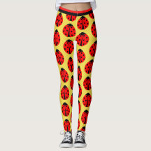 Ladybug Women's Leggings Exercise Yoga Byxor