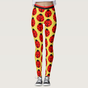 Ladybug Women's Leggings Exercise Yoga Byxor