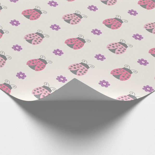 Ladybug Wrapping Papper Presentpapper (Hörn)