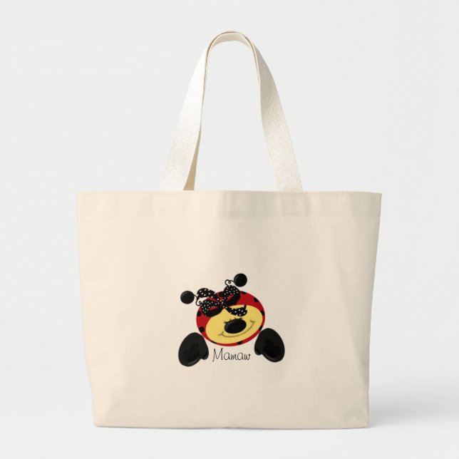 LadybugPolka-Mamaw Jumbo Tygkasse (Framsidan)