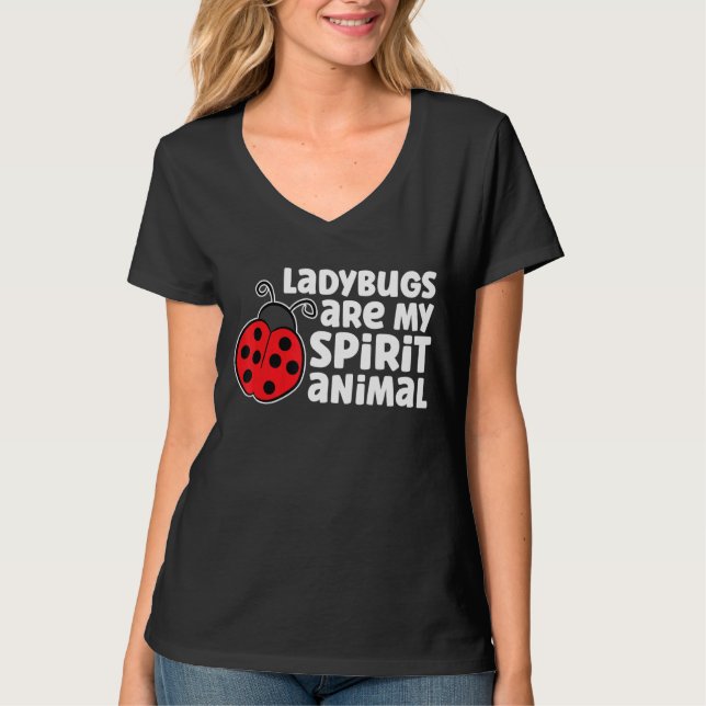 Ladybugs är min Insekt Ladybug 1 T Shirt (Framsida)