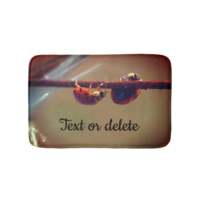 Ladybugs Balancing Close Personlig Badrumsmatta (Framsidan)