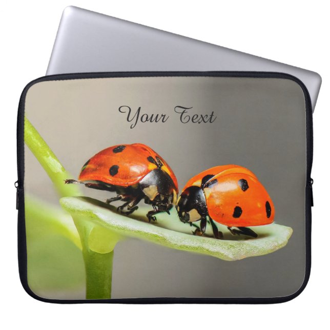 Ladybugs Beetles Laptop sleeve (Framsidan)