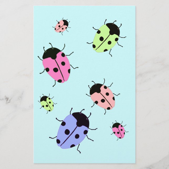 LADYBUGS BREVPAPPER (Framsida)