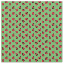 Ladybugs Design Fabric Tyg