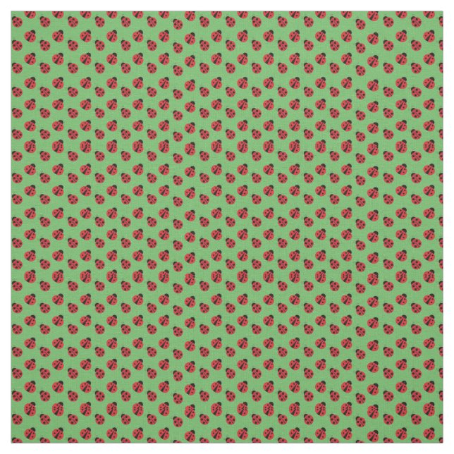 Ladybugs Design Fabric Tyg (Provkarta)