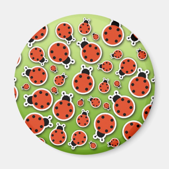 Ladybugs Galore Magnet (Framsidan)