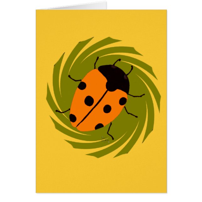 Ladybugs Hälsningskort (Framsidan)